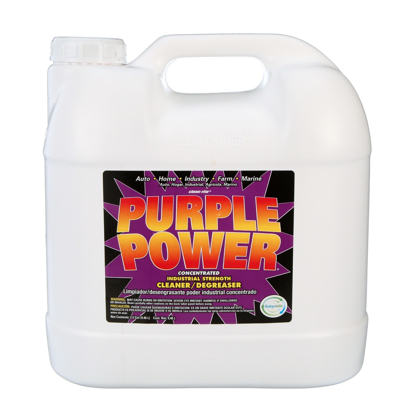 2.5 Gallon Purple Power Concentrate powerfull Cleaner/Degreaser, Fast Shipping