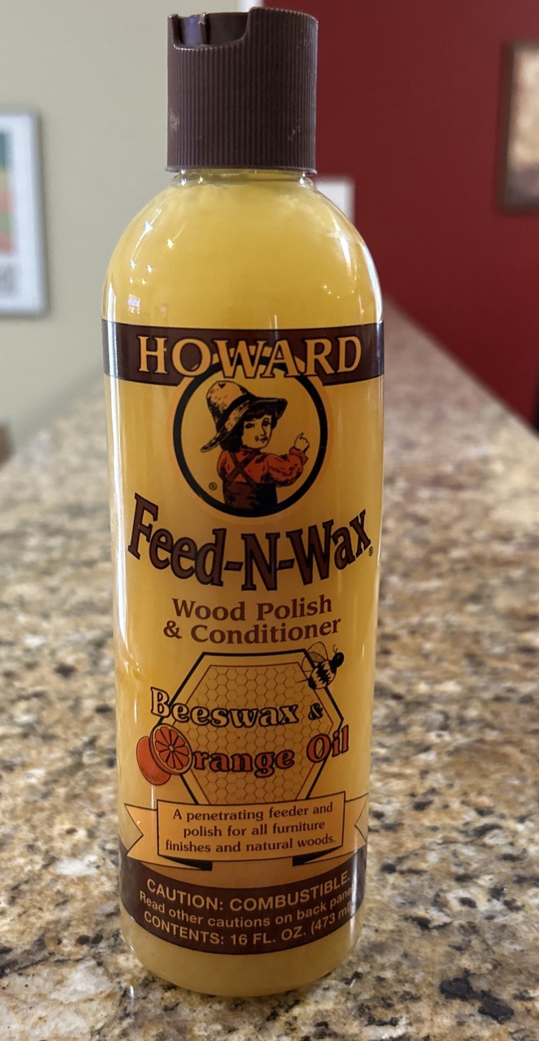 Howard Feed-N-Wax Oil-based Wood polish and conditioner ( 1-pint )