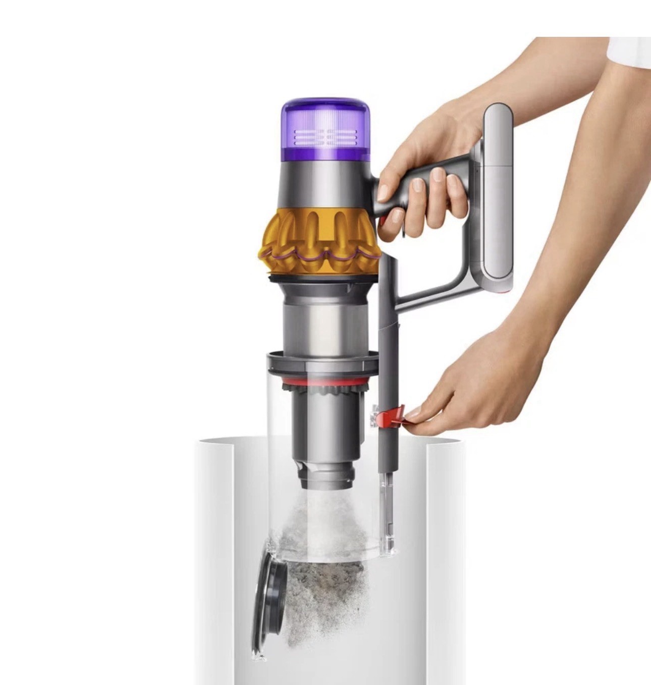 Dyson V15 Detect Cordless Stick Vacuum Cleaner – Yellow/Nickel (447261-01)