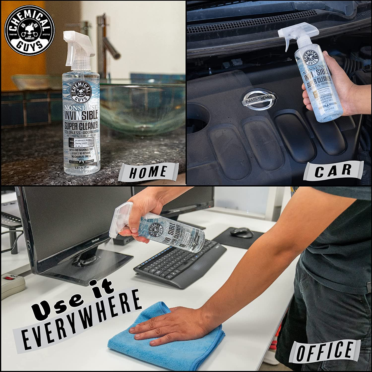 Chemical Guys Nonsense, Odorless Cleaner for Car Interior and Exterior All Purpo