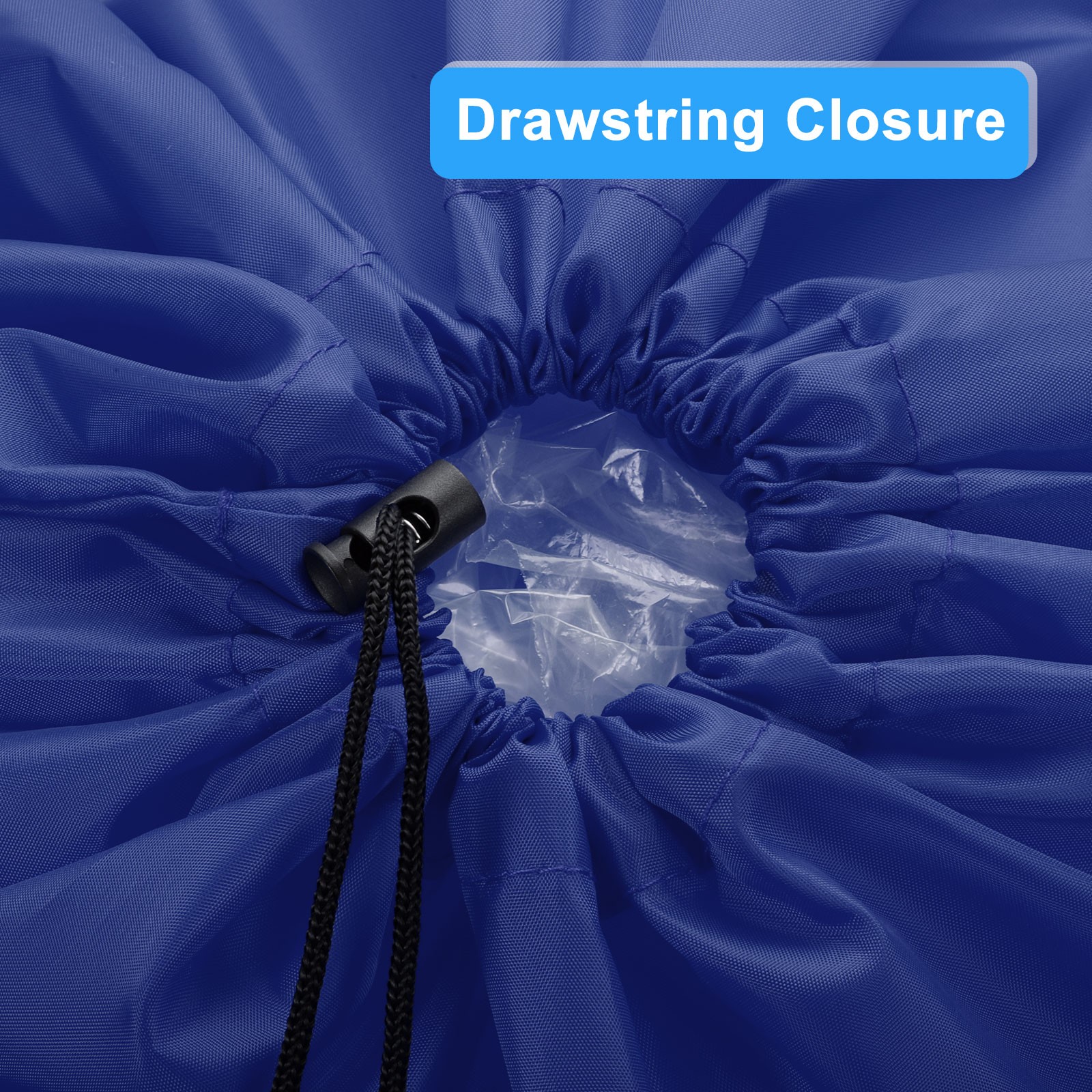 3pcs Laundry Bag Extra Large Heavy Duty Drawstring Bag 28 Inch x 40 Inch Blue