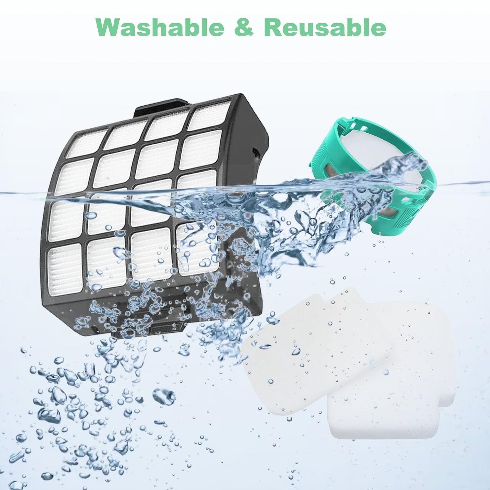 AZ3002 Replacement Filters and Odor Kit for Shark AZ3002 AZ3000 AZ3000W Strat…