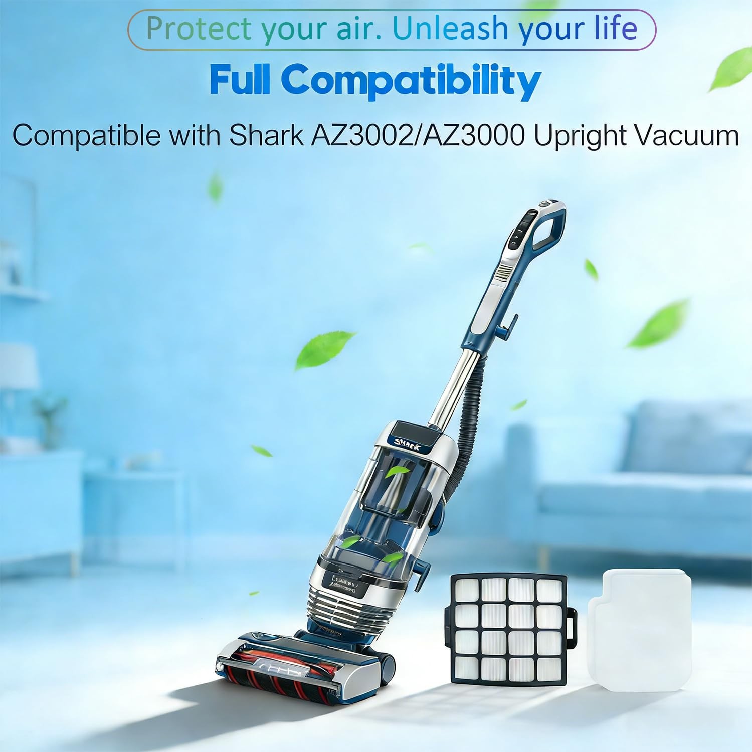 Shark Stratos AZ3002/AZ3000/AZ3000W DuoClean PowerFins HairPro Lift-Away Vacu…