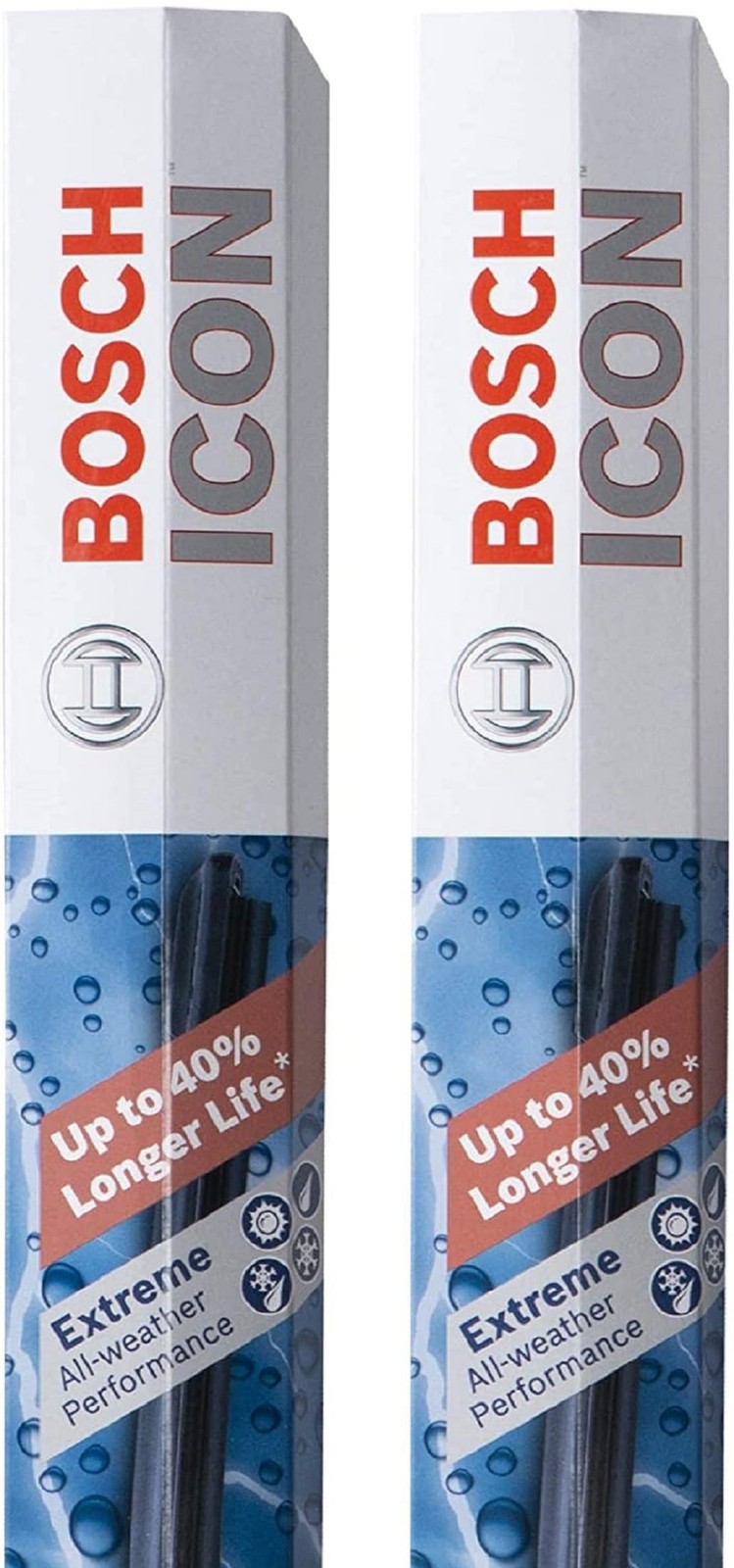 BOSCH 22OE22OE ICON Beam Wiper Blades Driver and Passenger Side Set of 2 Blades