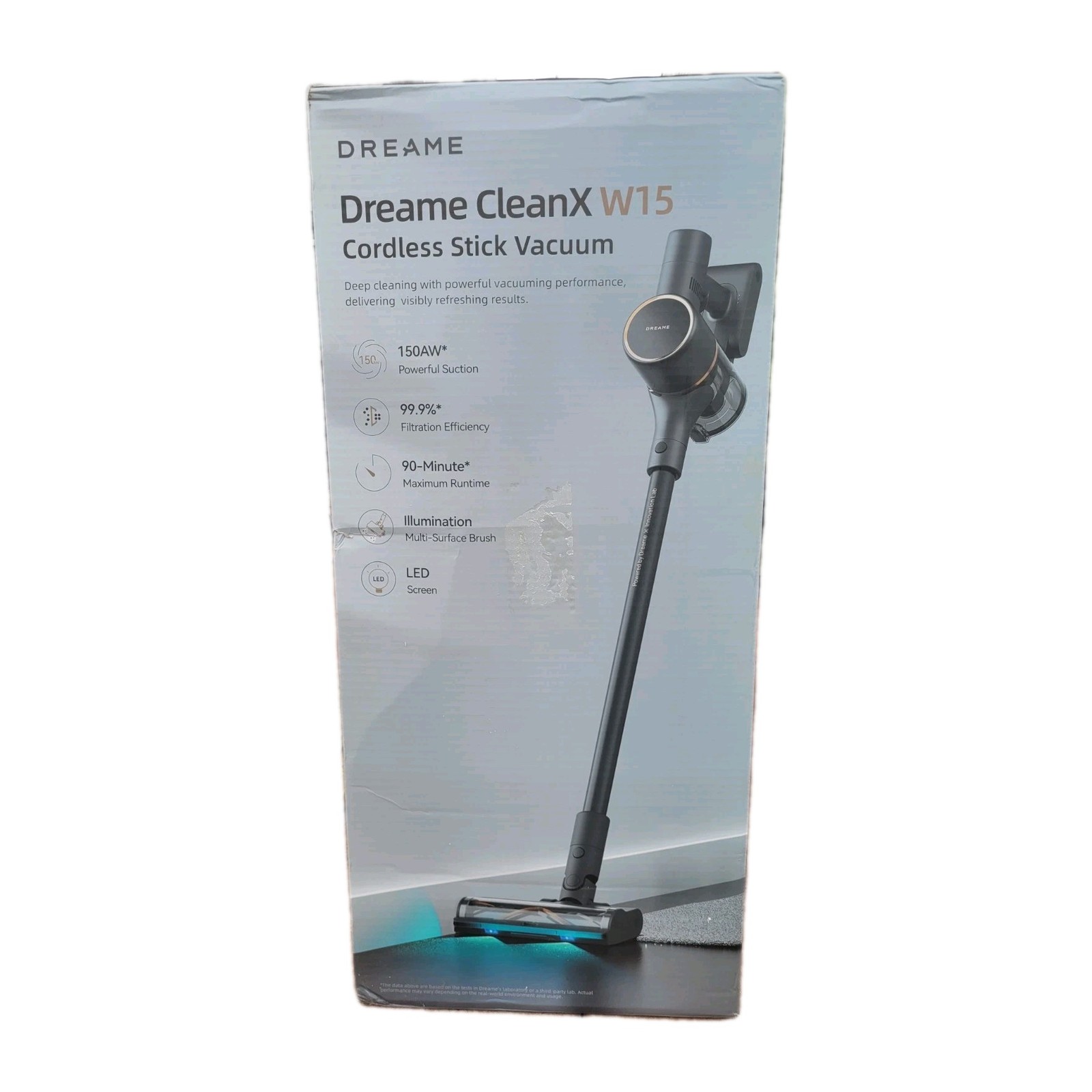 Dreame – CleanX W15 Cordless Stick Vacuum, 150AW Strong Suction