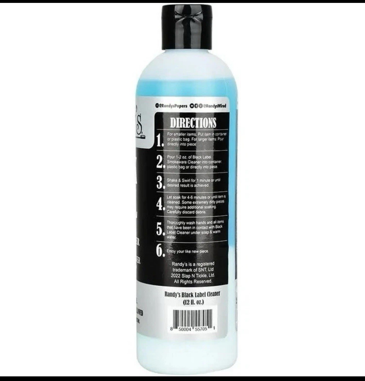 Randy’s Black Label Cleaner Glass Metal Ceramic 12oz Bottle|Pack Of Sixteen (16)