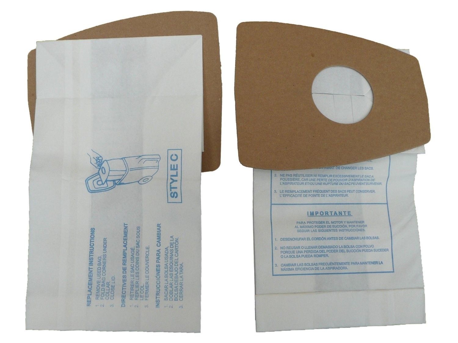 Eureka Vacuum Bags Style C Mighty Mite 9 pack