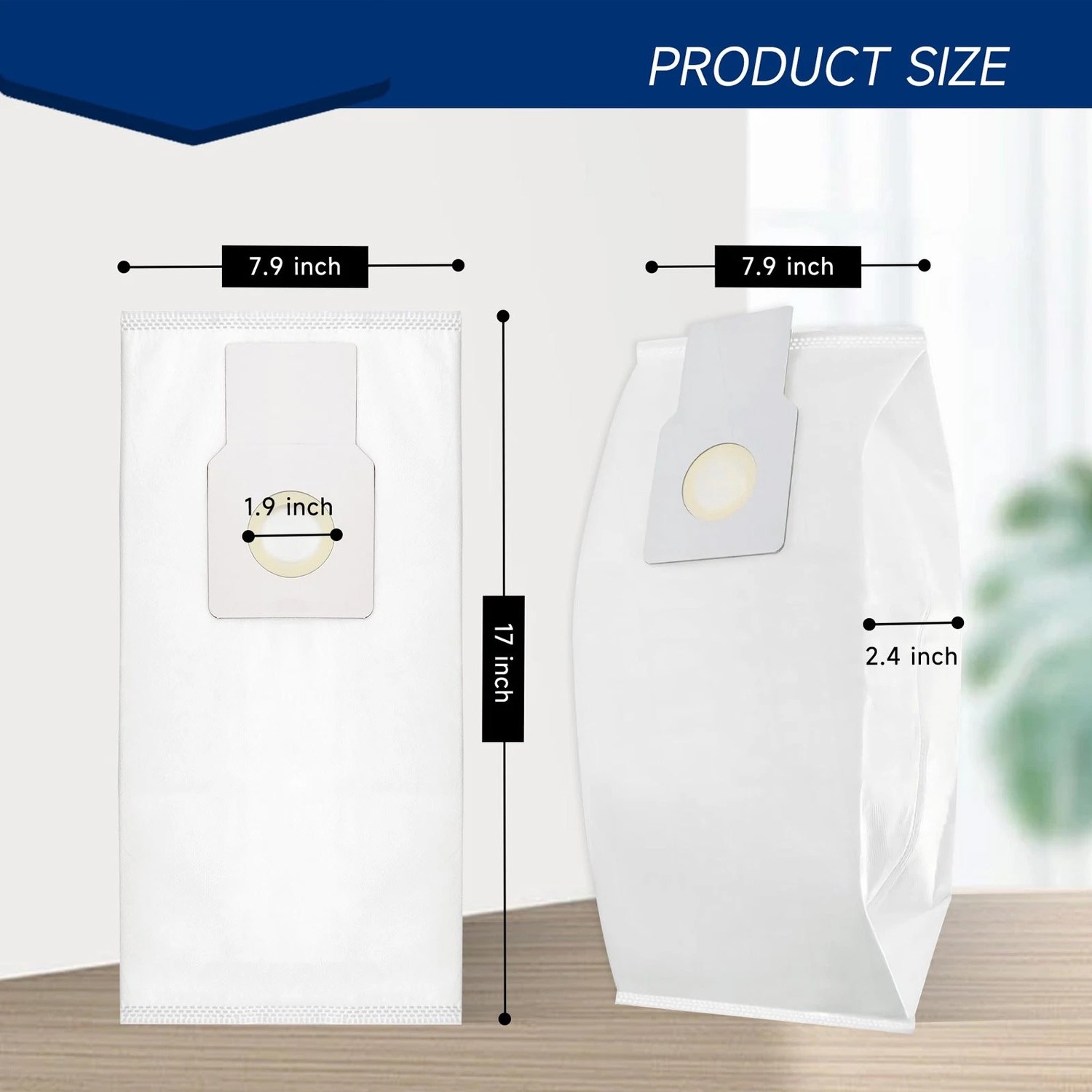 6 Pack 53294 Type O HEPA Vacuum Bags for Kenmore Elite Upright Bagged Vacuum