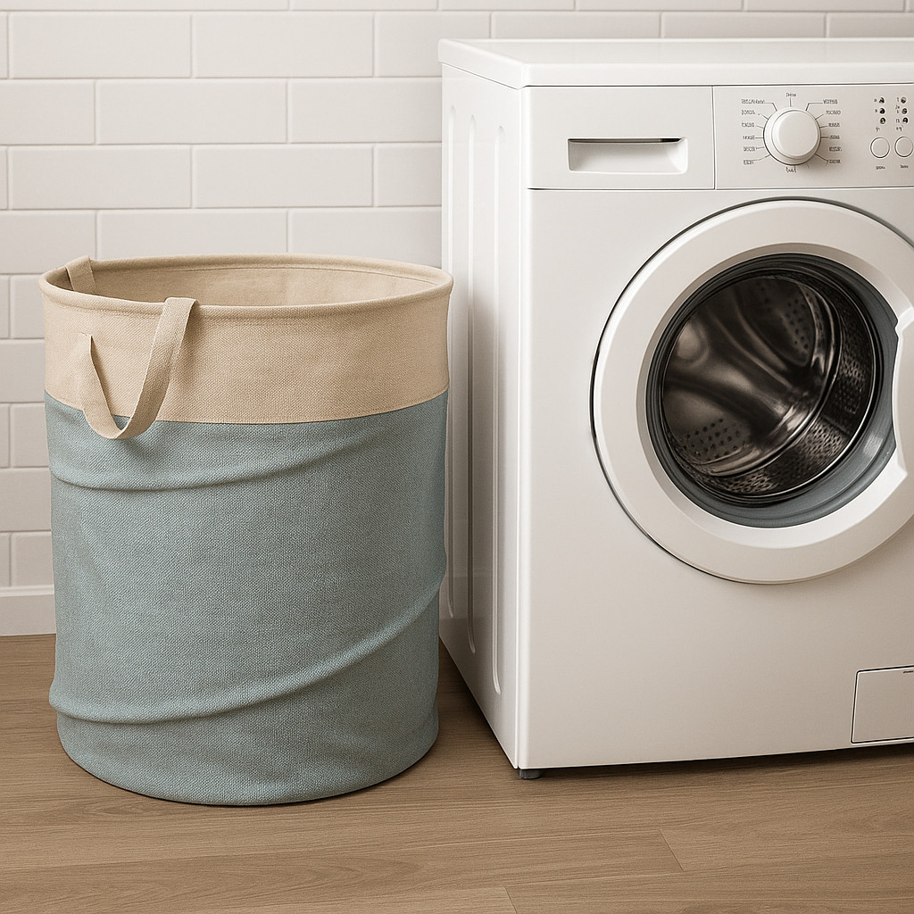 Jumbo Pop Up Laundry Hamper Non-Woven Iron Wire Frame Foldable Multi-Purpose