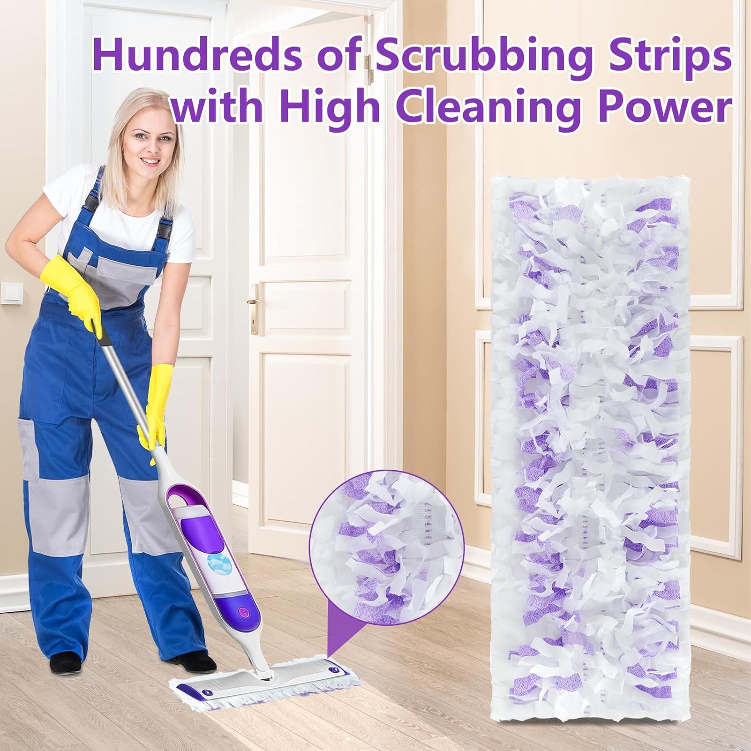 Disposable Mopping Pads Refills for Swiffer Powermop Power Mop Multi-Surface