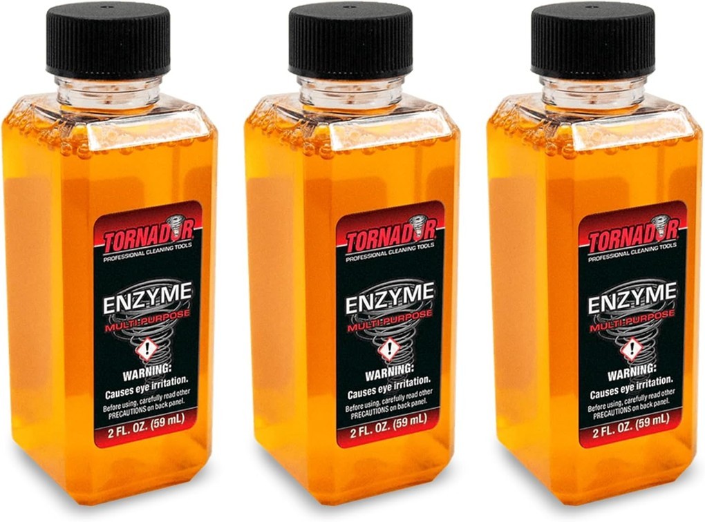 Tornador TC Enzyme Multi Purpose Cleaner 2oz 3 Pack Heavy Duty Spot Stain