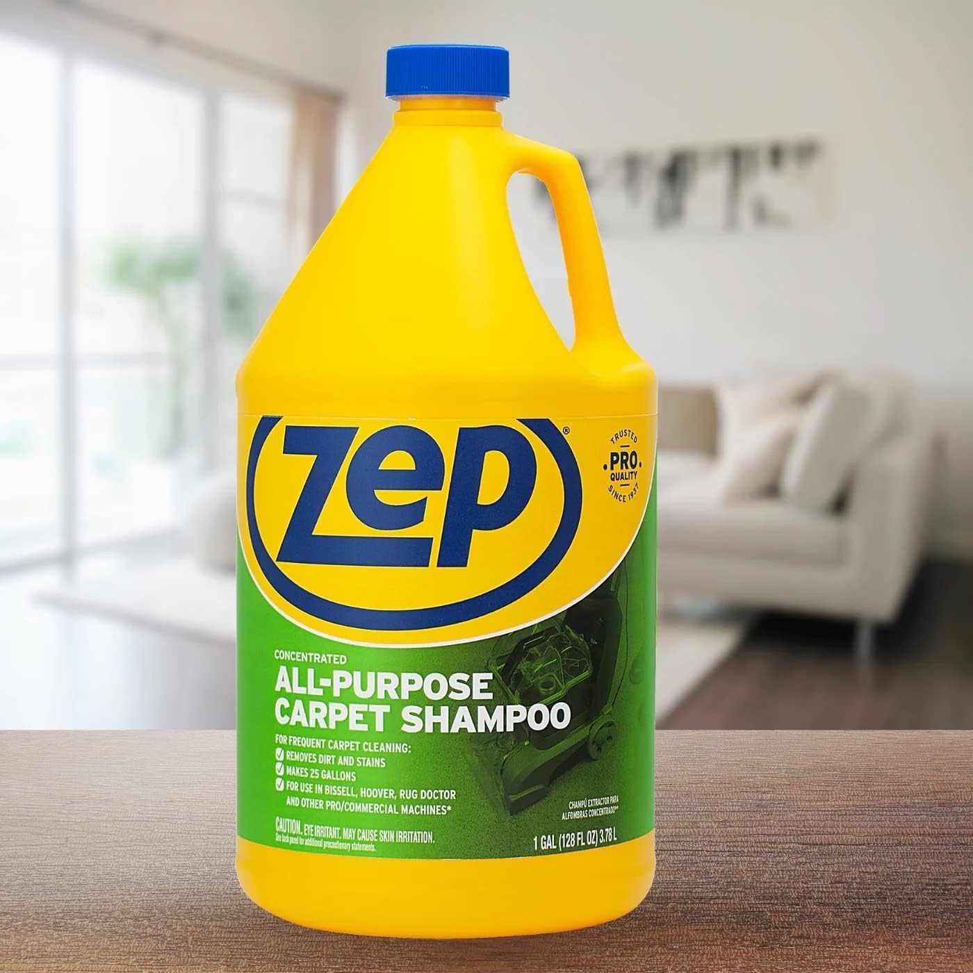 Zep All-Purpose Carpet Cleaner Shampoo – Deep Clean Carpets & Remove Stains