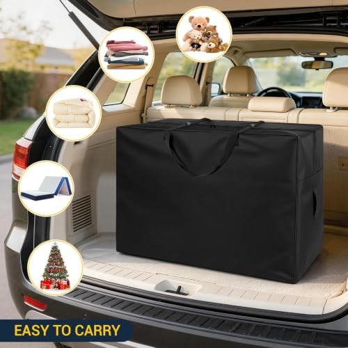 Folding Mattress Storage Bag Waterproof Oxford Cloth 58x26x18 Inch for 6 Inch