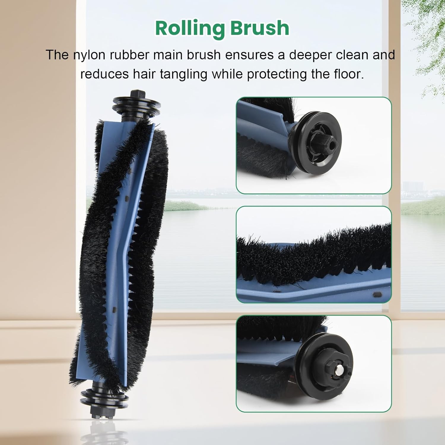 22 Pack Replacement Parts for Eufy C10 Robot Vacuum 2 Main Brushes 6 Filters 6
