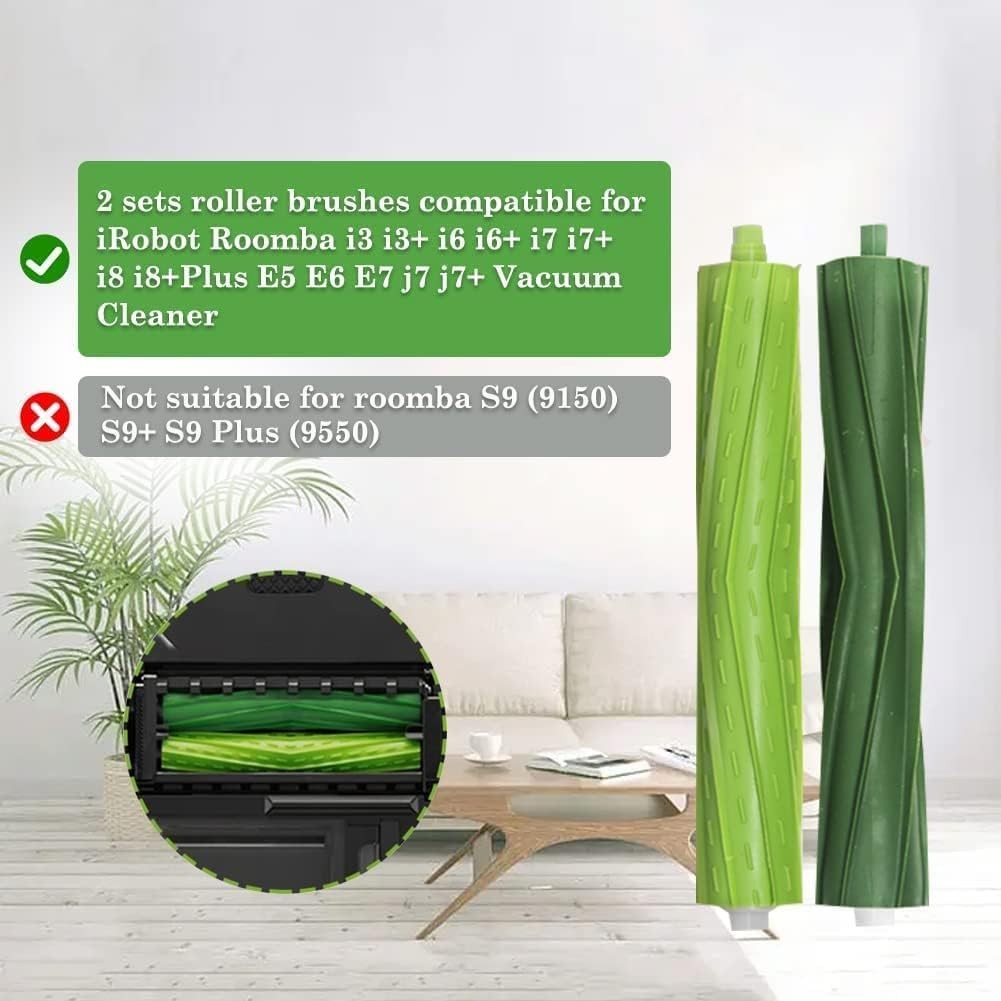 4 Set Replacement Brushes Compatible for iRobot Roomba E I J Series e5 e6 e7 i1