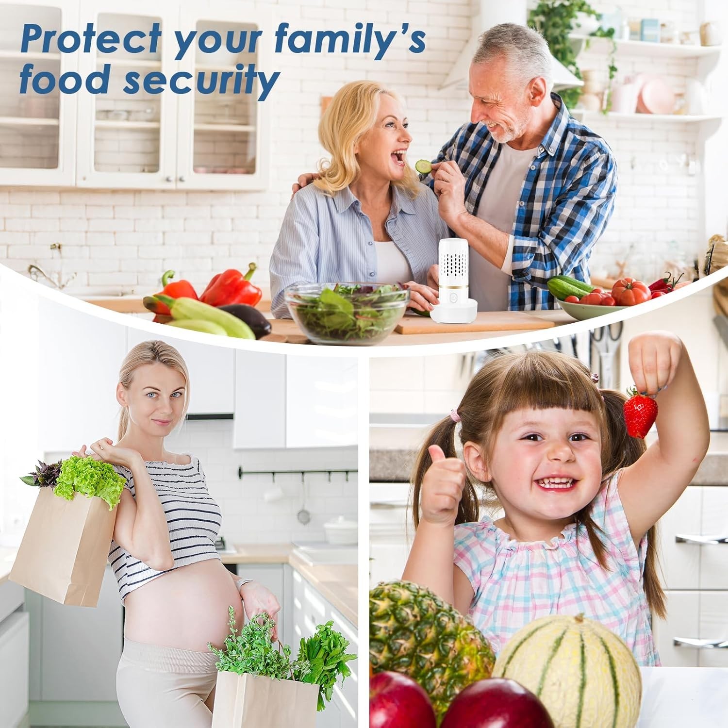 Fruit and Vegetable Purifier Cleaner Washing Machine Capsule Shape Disinfecti…
