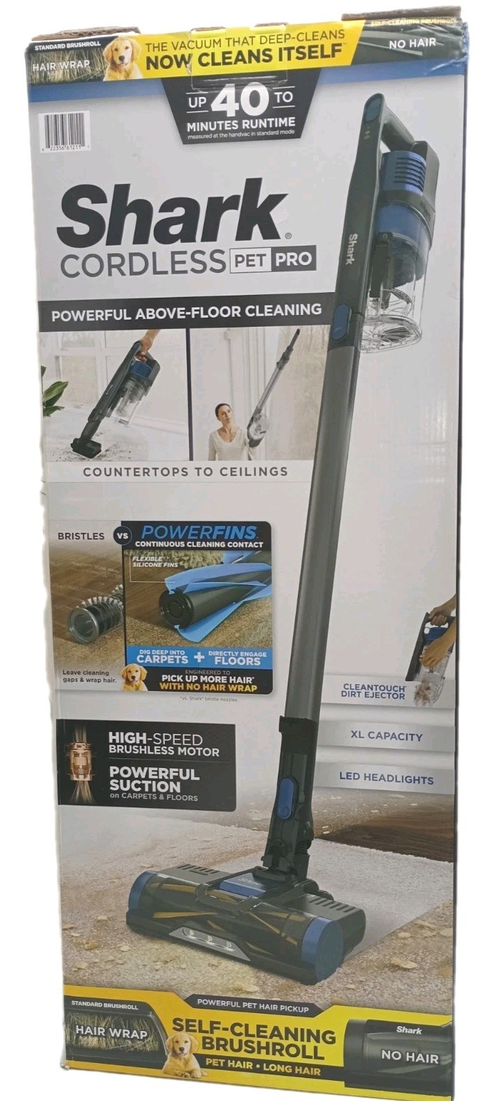 Shark Pet Pro Vacuum Cordless Stick WZ250 – Powerful Suction