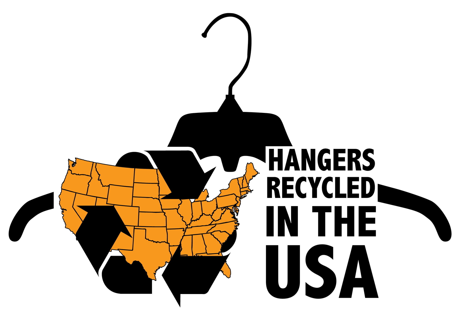 25 Pack Durable Plastic Clothing Hangers with Metal Swivel Hooks, 17 inch,Black