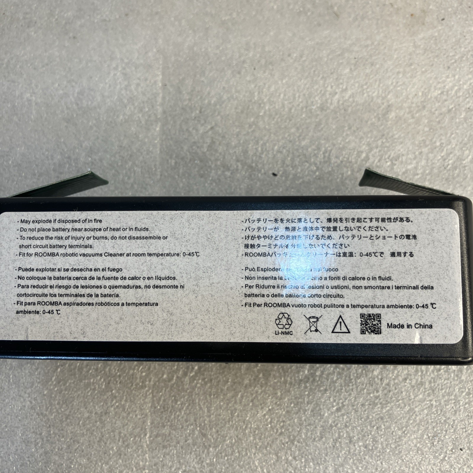 Sparkle Li-ion Battery iRobot Roomba 600, 700, 800, 900 Series Robotic Vacuum