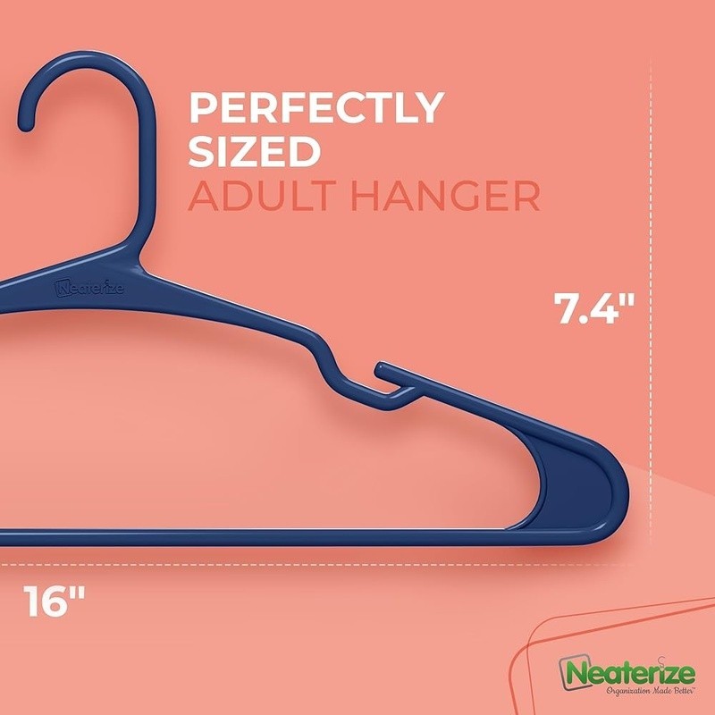 Unique Design Hangers Suits & Dresses Heavy Duty Non Slump Notch Sleeveless New