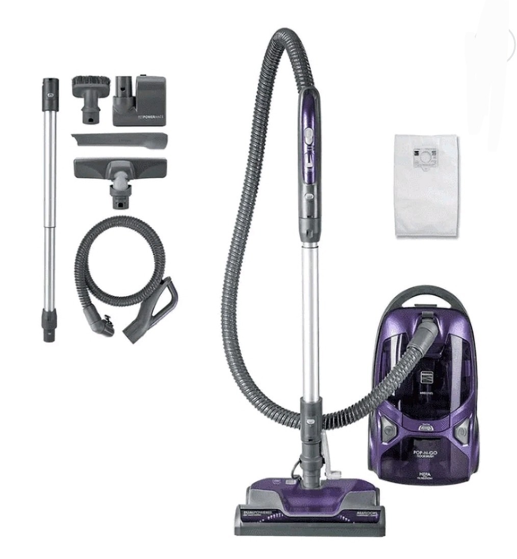 Kenmore 81615 600 Canister Vacuum Pet Friendly PowerMate HEPA 2-Motor 4 Tools