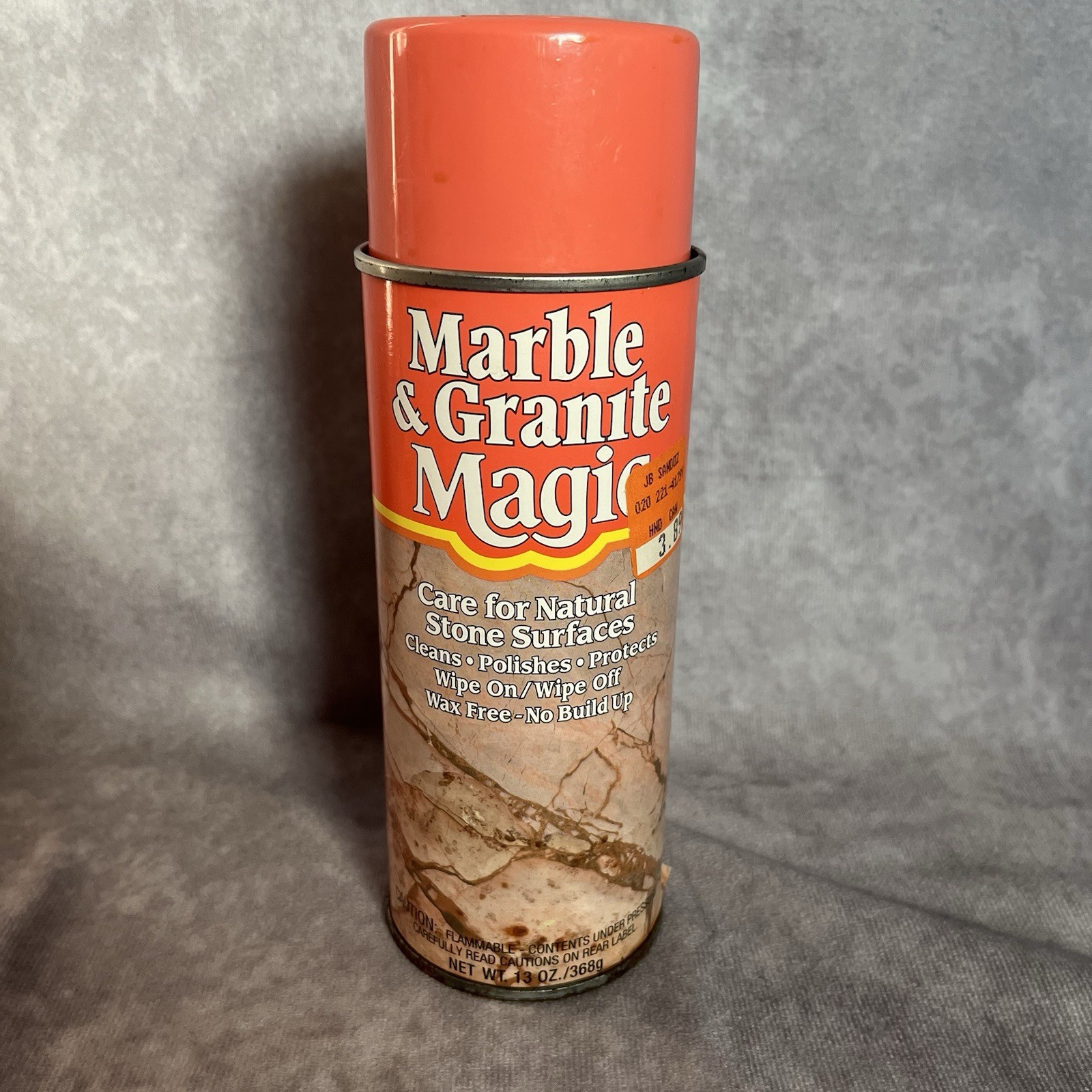 Marble & Granite Magic Cleaner Polish, Wax Free – 13 Oz – Discontinued Vtg NOS