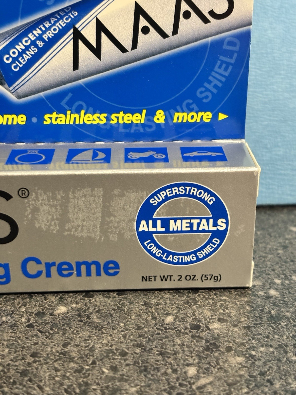 2oz Tube Maas Metal Polish Creme – Used