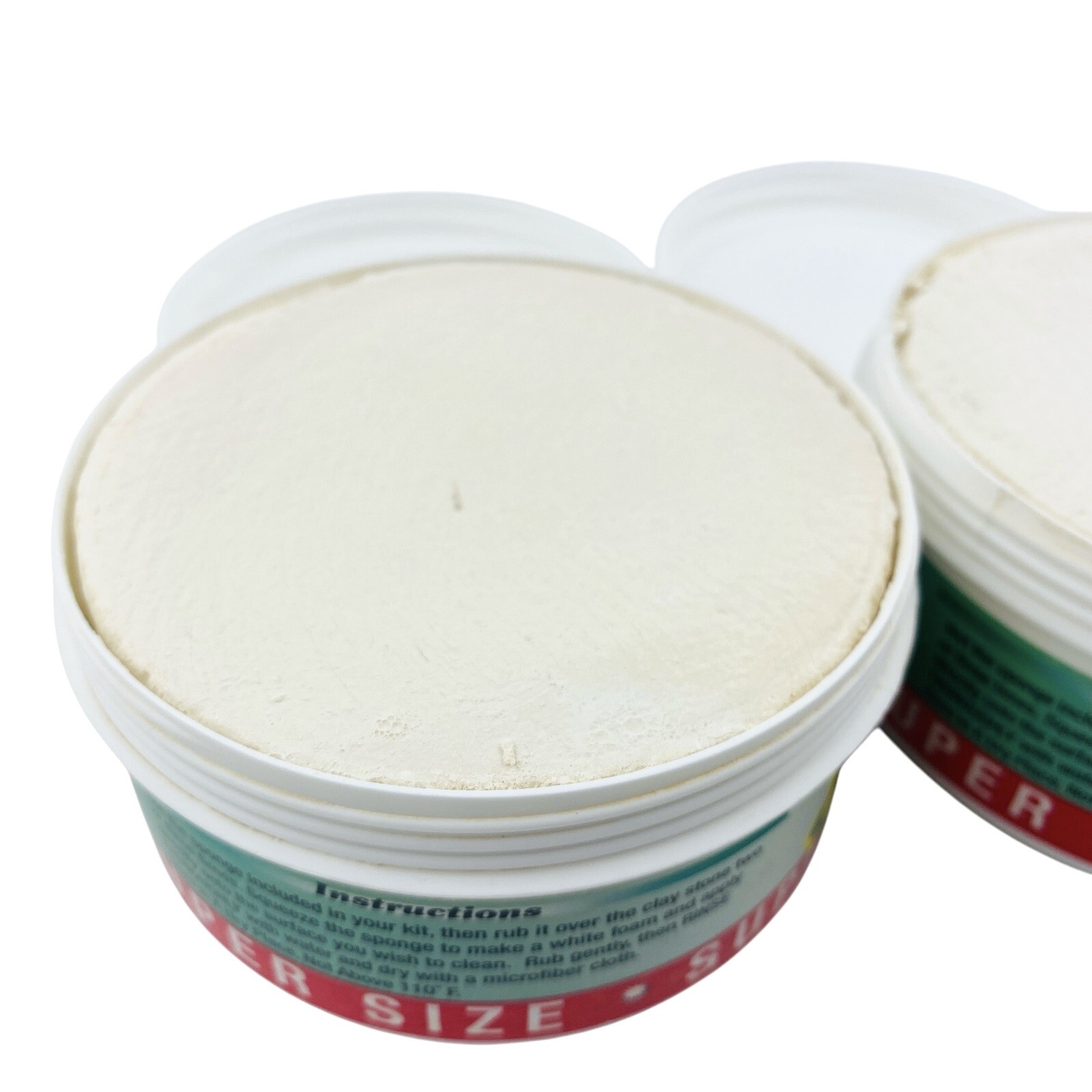 Bio Cleaner Multi Purpose Clay Eucalyptus 2 x 17.5 oz Lightly Used No Sponges