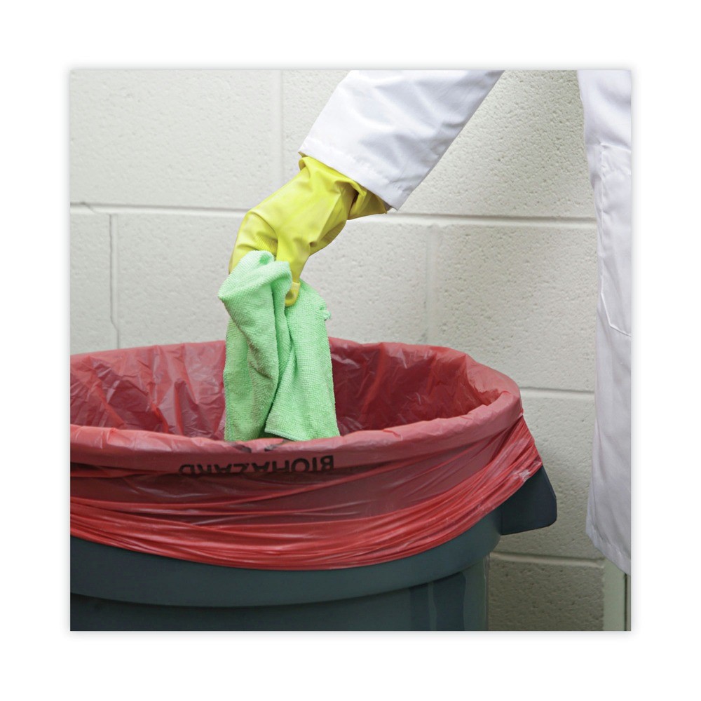 Boardwalk IW3339R Linear Low Density Trash Can Liners – Red (150/Carton) New