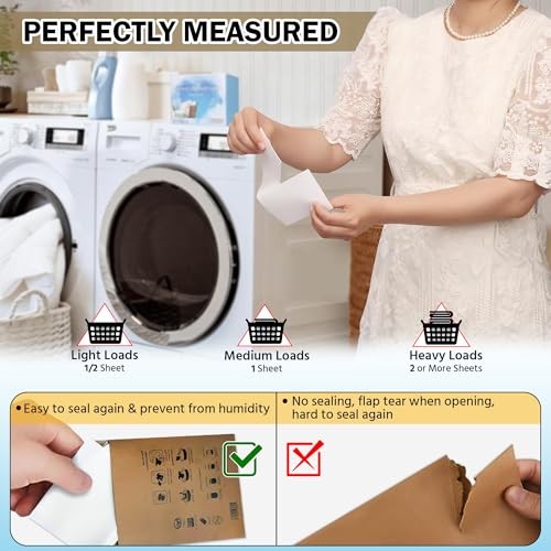 Eco-Friendly Portable Laundry Detergent Sheets – 3-in-1 Travel Laundry Strips