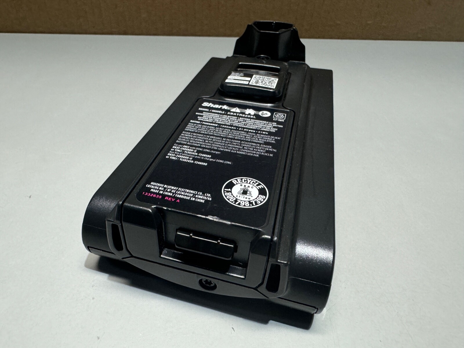SHARK [XBATR620SL] LITHIUM-ION BATTERY – UZ565H IZ531H IZ540H IZ562H IZ662H