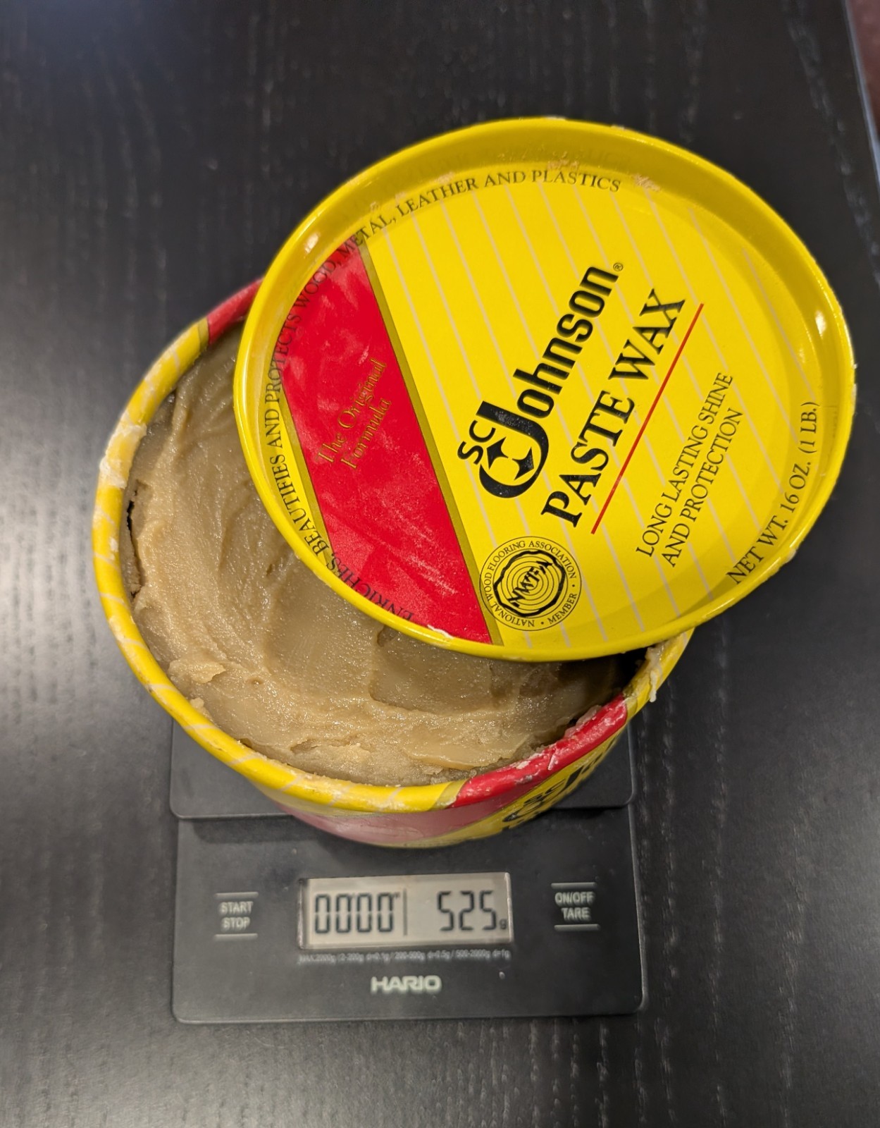 SC Johnson Paste Wax Original Formula 16 oz + lb almost FULL old stock Used