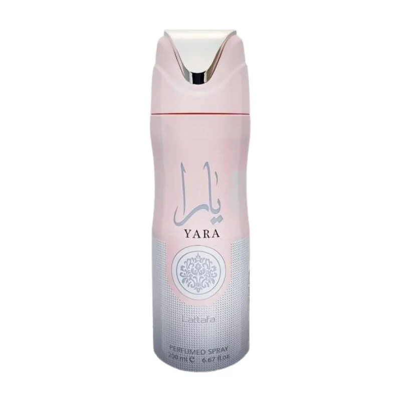 [2 PACK] Yara Body Spray 200ml by Lattafa Deodorant Spray Aerosol Original UAE
