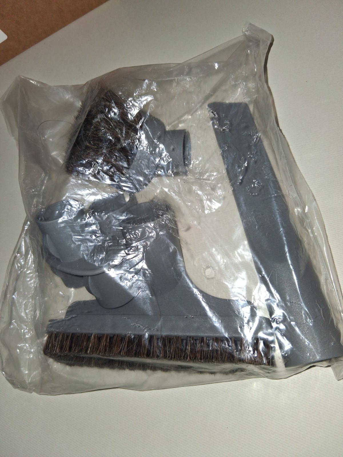 central vacuum attachment set, Gray