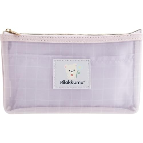 San-X Rilakkuma Mesh Pen Pouch Korilakkuma PT19602 H115 x W190 x D20mm　Japan