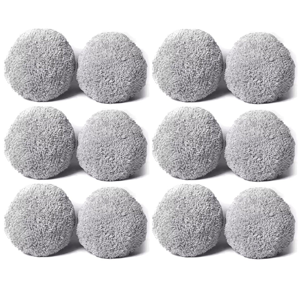 12PCS Mop Cloth for PuRuiKai Window Cleaning Robot, Washable Mop Cloth8758