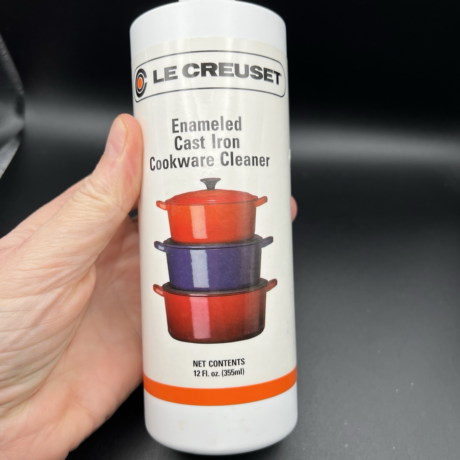 LE CREUSET Enameled Cast Iron Cookware Cleaner 12 fl oz Liquid NEW Sealed #1