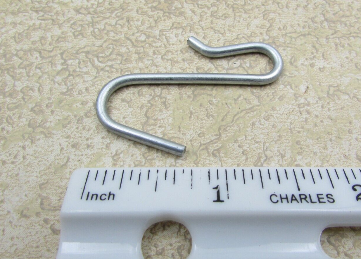50 PACK Merchandise Display S Hooks, Strip Hook, Hanging, Clip Type, Wire Grid