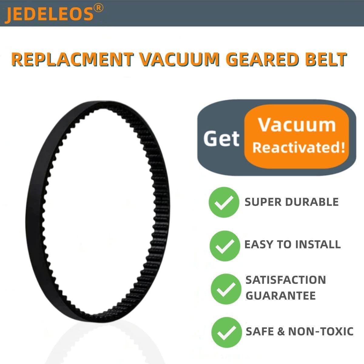 Brush Roller Belt Replacement for Shark Rotator NV500 NV501 NV501C NV502 NV505