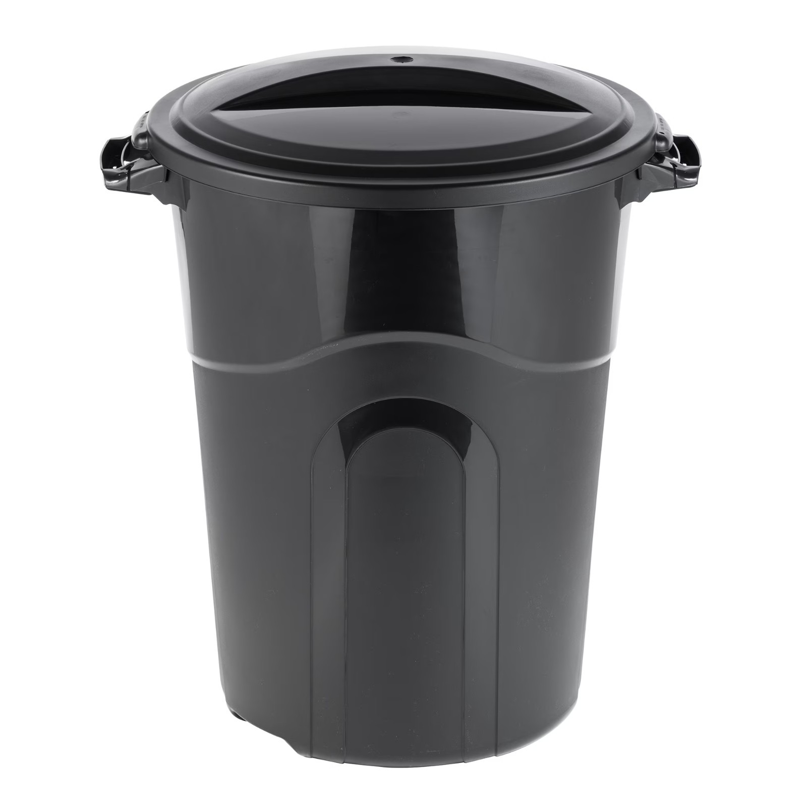 (2 pack) Hyper Tough 32 Gallon Heavy Duty Injection Molded Trash Can with Click