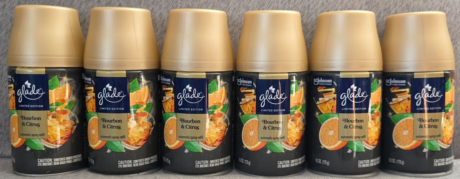 Glade Automatic Spray Refills,Fireside Bourbon,Limited Edition Starter Pack Oak