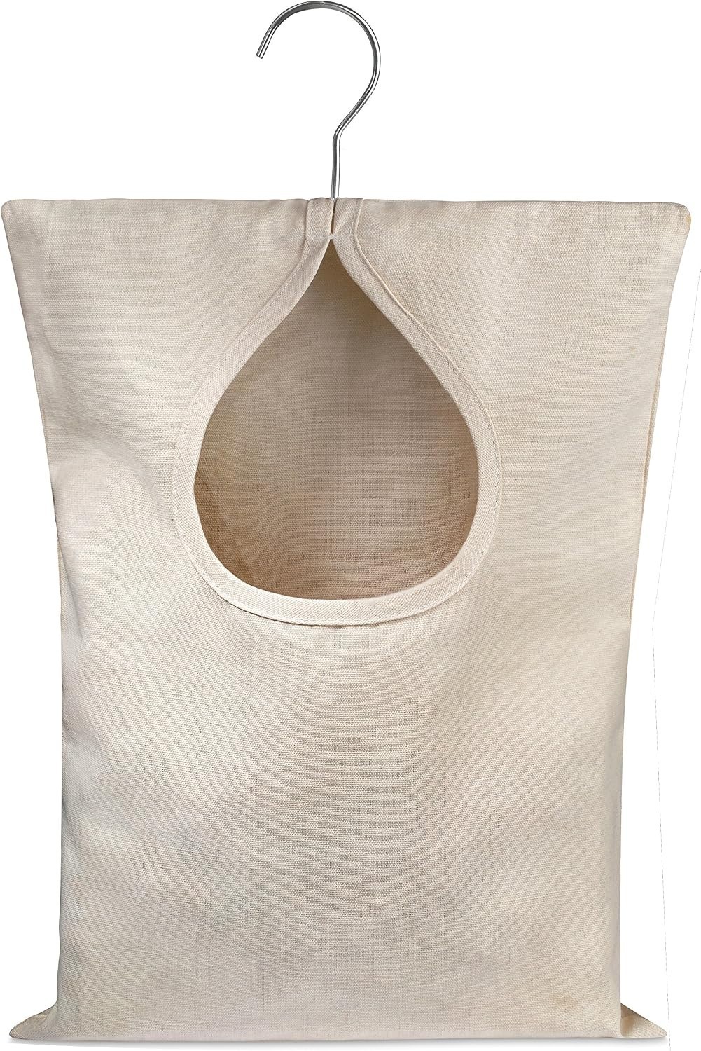 Clothespin Bag 11×15 inch Canvas Heavy Duty for 100 Pins Hanging Organizer