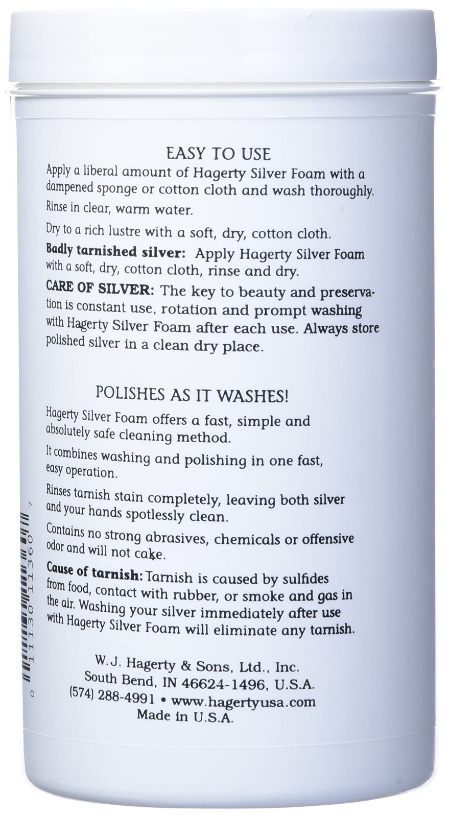 Hagerty Silver Foam: Mild Silver Polish, Gently Removes Tarnish from…
