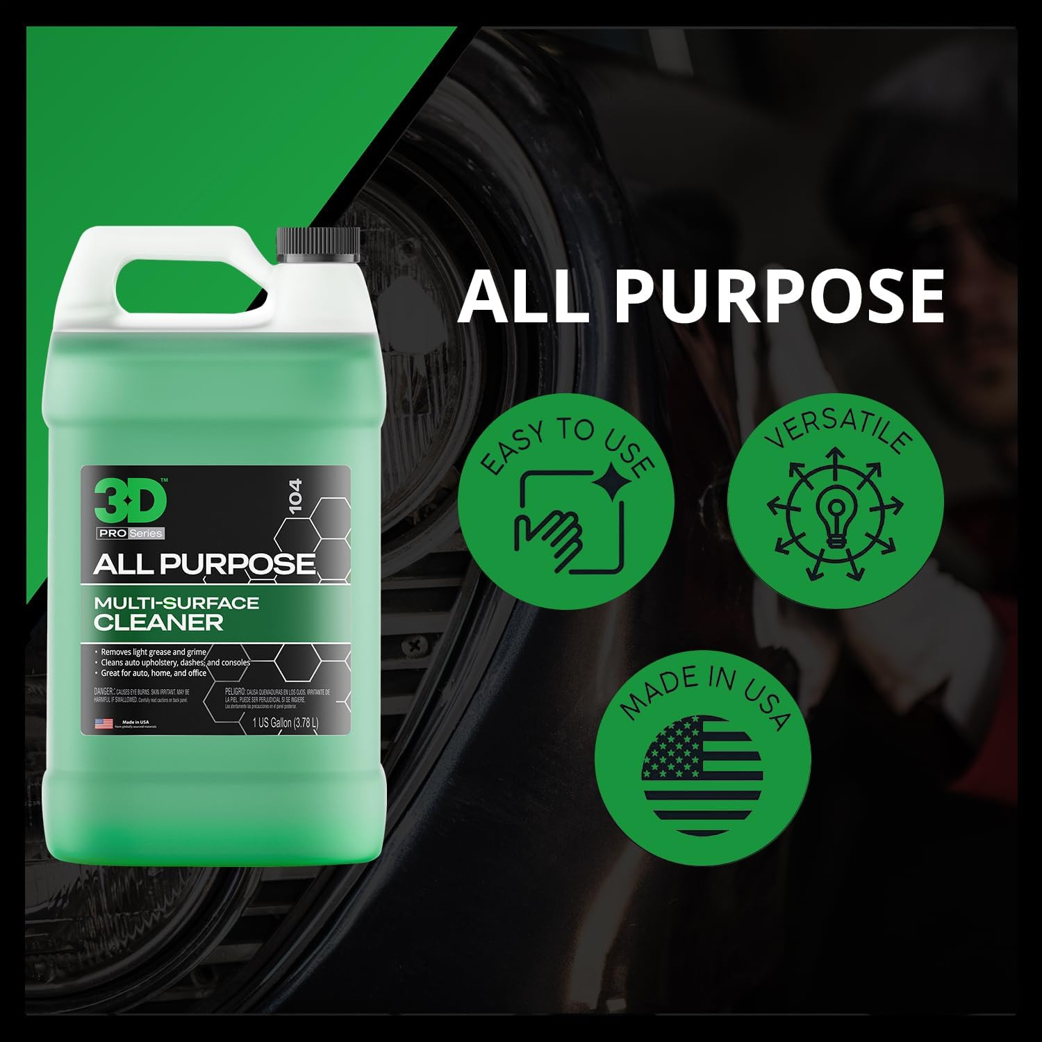 All Purpose Cleaner – High-Performance Interior & Exterior Car Cleaner for Vinyl