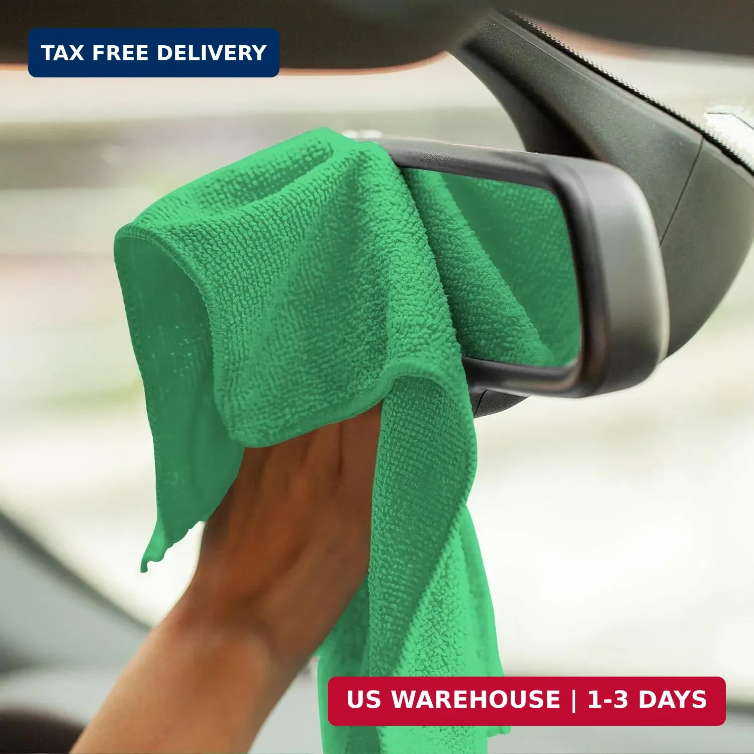 Avalon Towels Microfiber Cleaning Cloths (Value Pack of 12) – Size 12 x 12 Inche