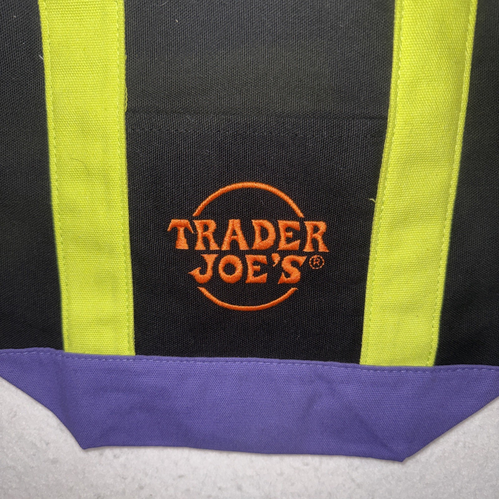 Trader Joe’s Mini Canvas Tote Bag – Multicolor – Halloween 2025 Limited Ed NWT