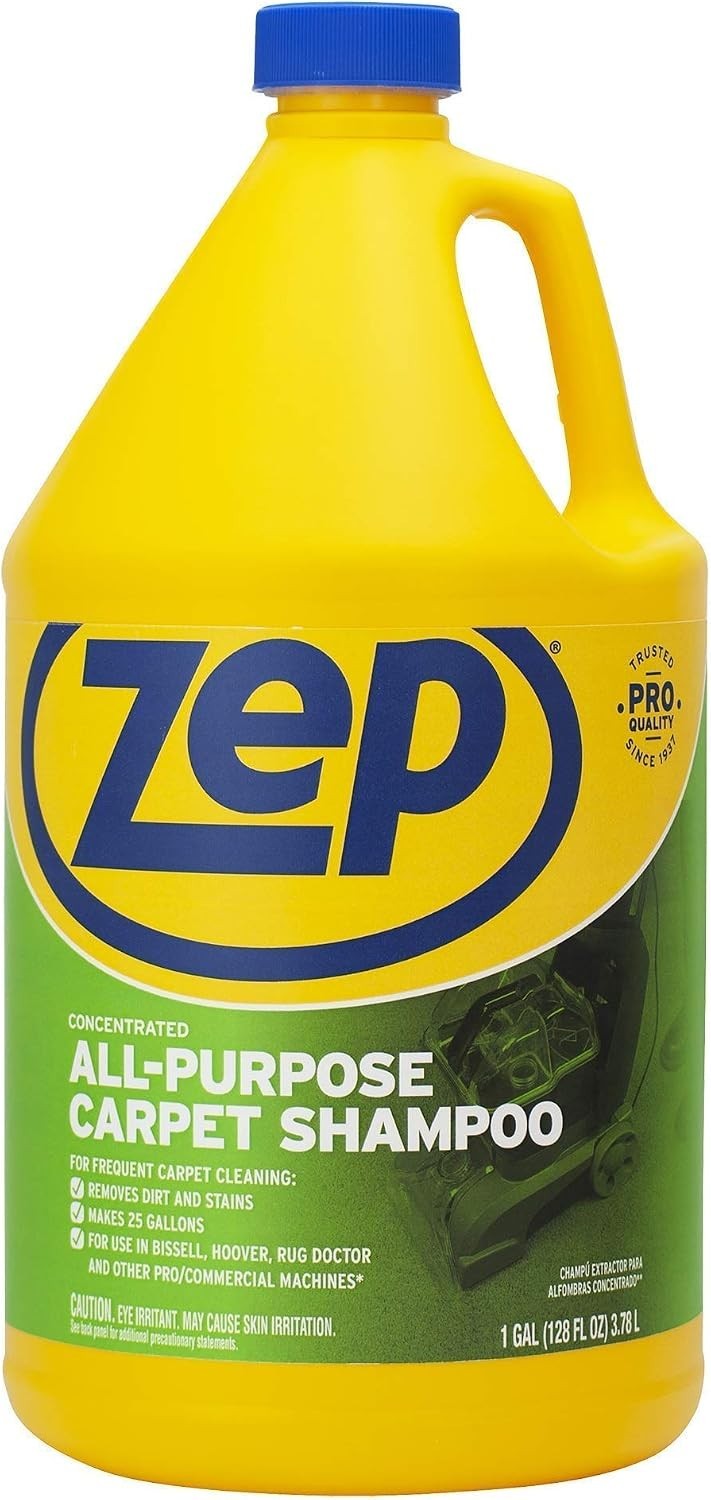 Zep All-Purpose Carpet Cleaner Shampoo – Deep Clean Carpets & Remove Stains