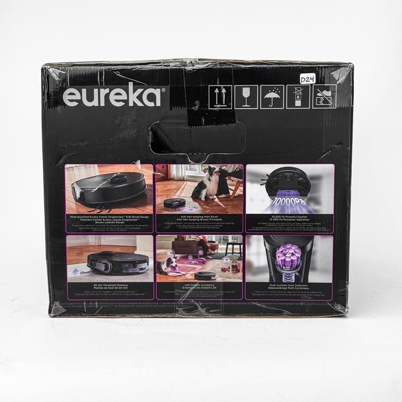 Eureka E20 Evo Plus Robot Vacuum & MOP, Self-Emptying Station, 10,000Pa – NEW!