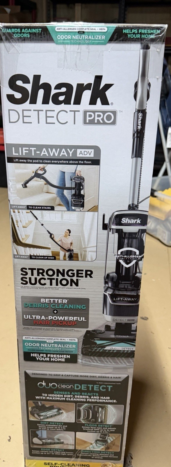 shark detect pro liftaway Anti Allergen Complete Seal