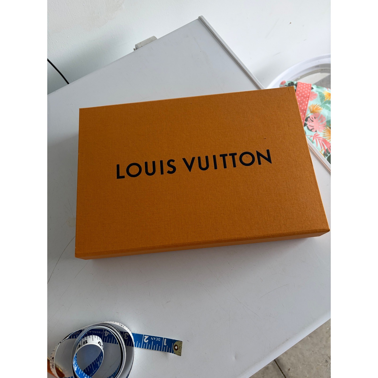 Louis Vuitton Magnetic Storage Box Orange Designer Packaging 12x8x2.25